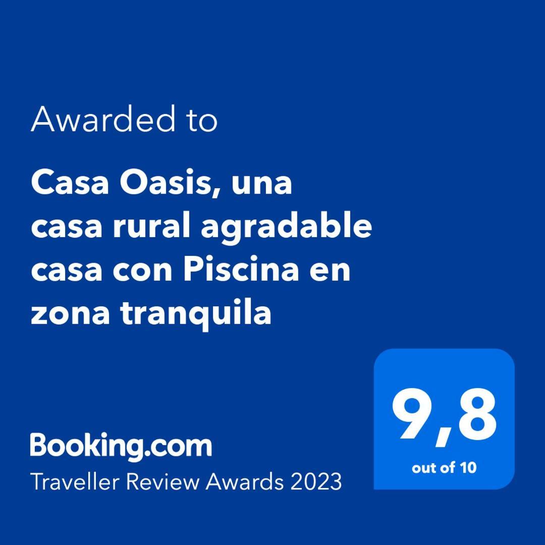 Casa Oasis Puertollano, Una Casa Rural En Puertollano, Agradable, Con Piscina En Zona Tranquila Экстерьер фото